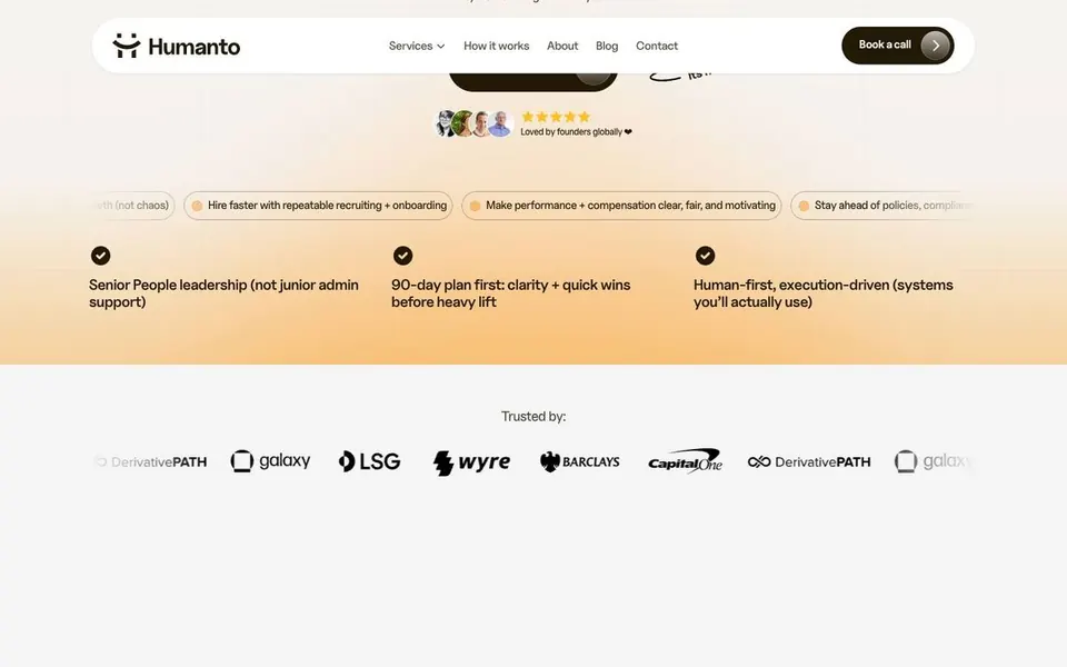 Humanto homepage