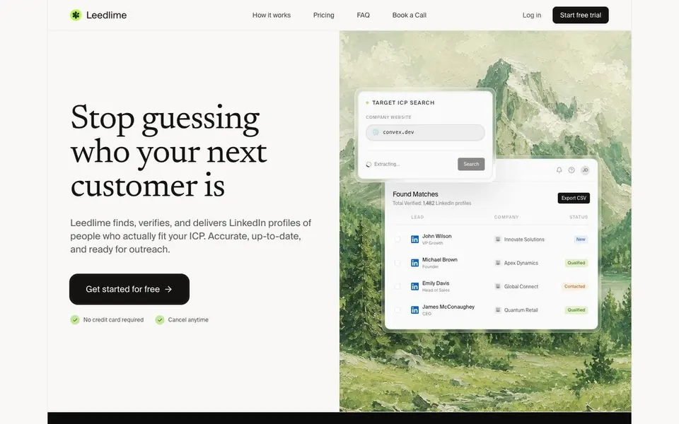 Leedlime homepage