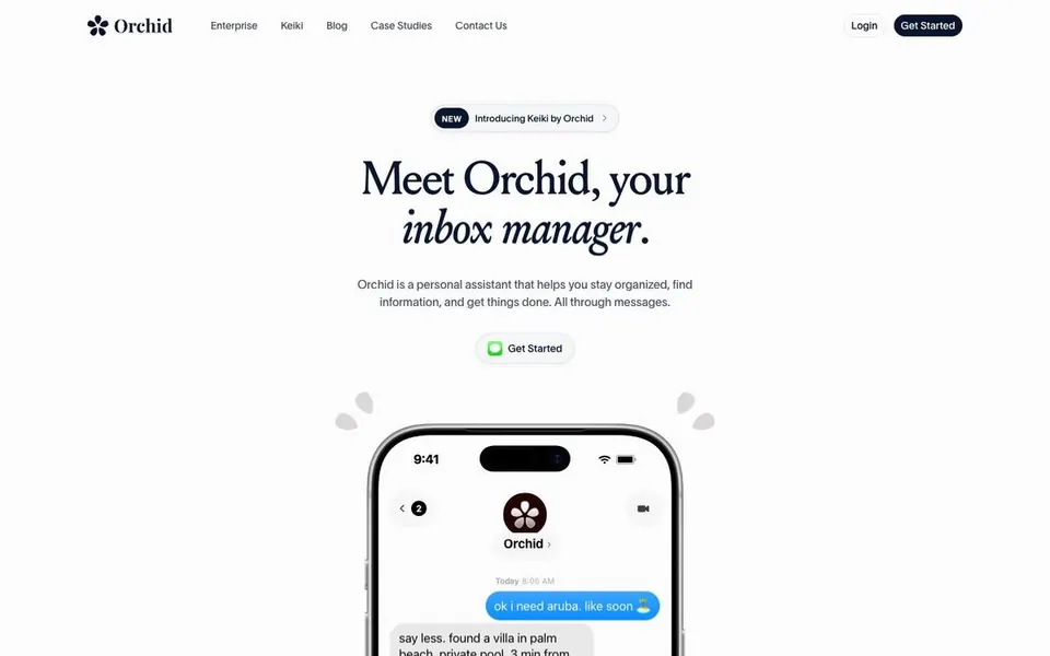 Orchid homepage