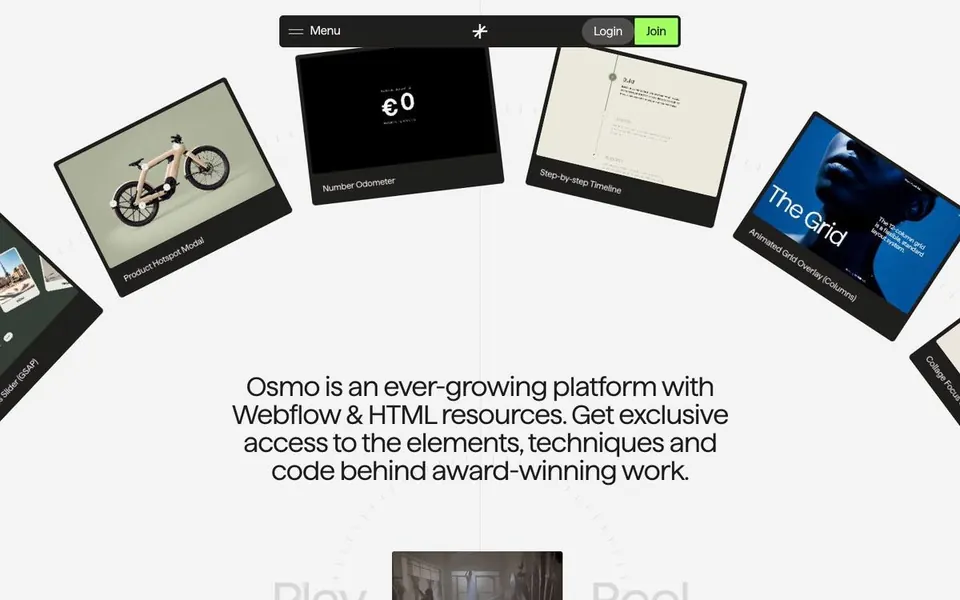 Osmo homepage