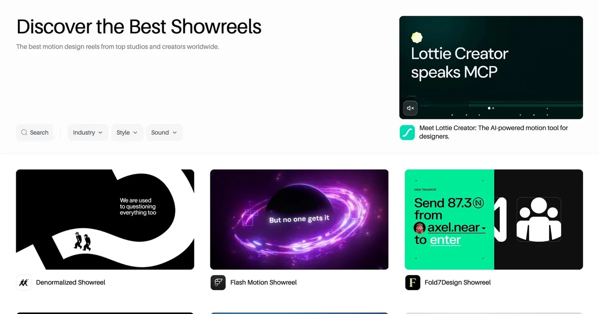 Showreel share image